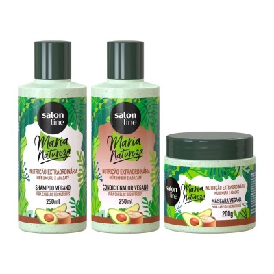 Kit Shampoo e Condicionador SOS Cachos + Brilho Salon Line